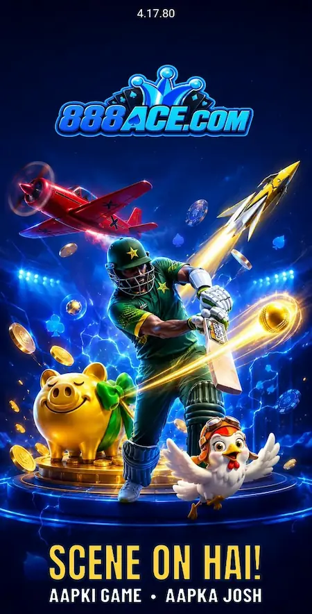 888ACE Game home screen showing available online games